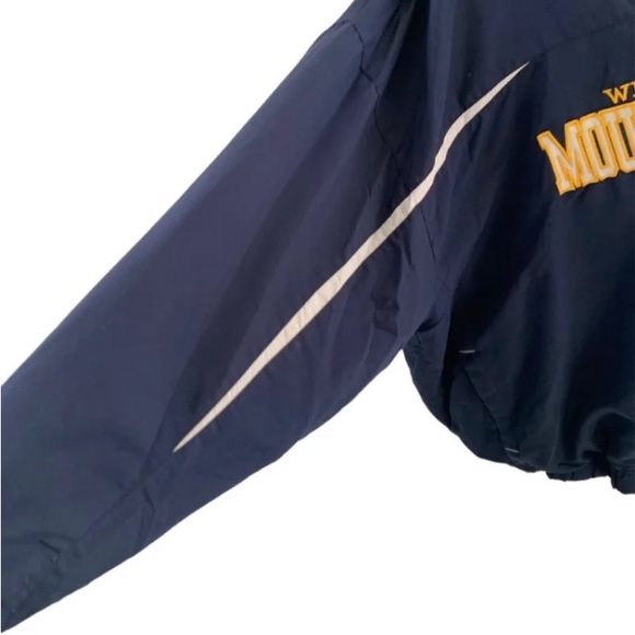 Vintage West Virginia University Mountaineers V-neck pullover jacket - size 2XL - Picture 4 of 12